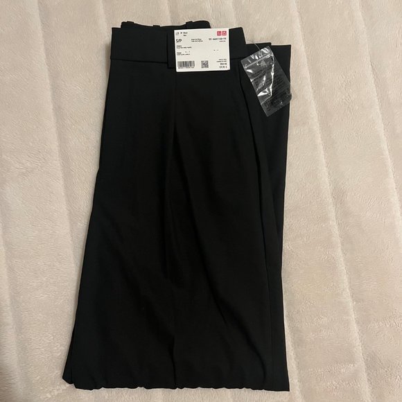 Uniqlo Pleated Wide Pants - Black - Picture 6 of 6